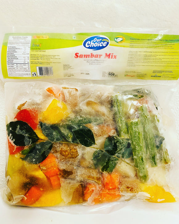 Frozen Sambar Vegetables Mix 900g