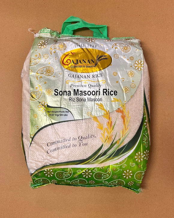 Gajanan Sona Masoori Rice 9kg