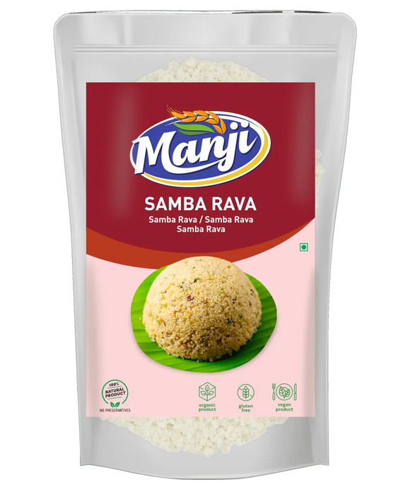 Manji Samba Rava 1kg – Sara Foods