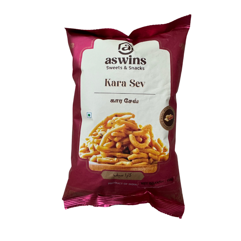 Aswins Kara Sev 150g – Sara Foods