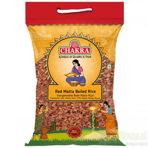 Chakra Red Boiled Matta Rice
