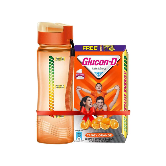 Glucon-D Orange 500g (With Free Bottle)
