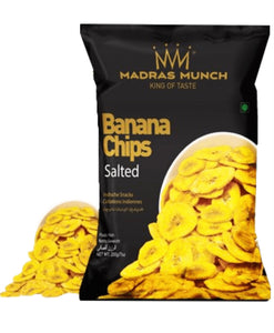 Madras Munch Banana Chips Salted 200g