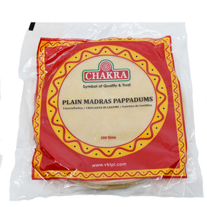 Chakra Plain Papad 200g