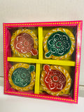 Fancy Diya 4pcs Set