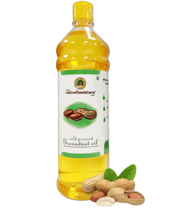 Native Food Cold Pressed Groundnut Oil